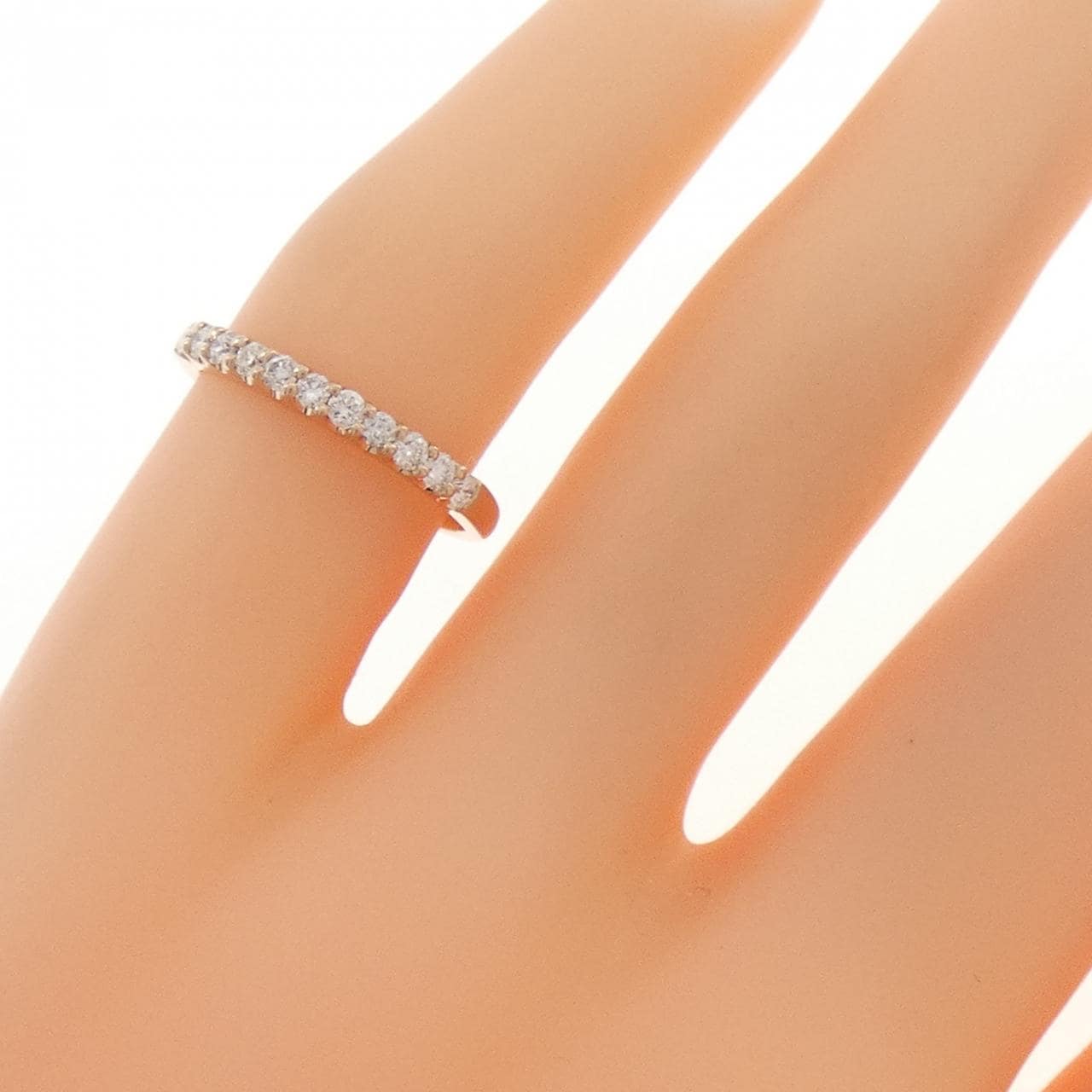 ヴァンドーム ダイヤモンド ピンキーリング 0.18CT