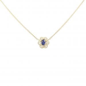 K18YG サファイヤ ネックレス 0.28CT