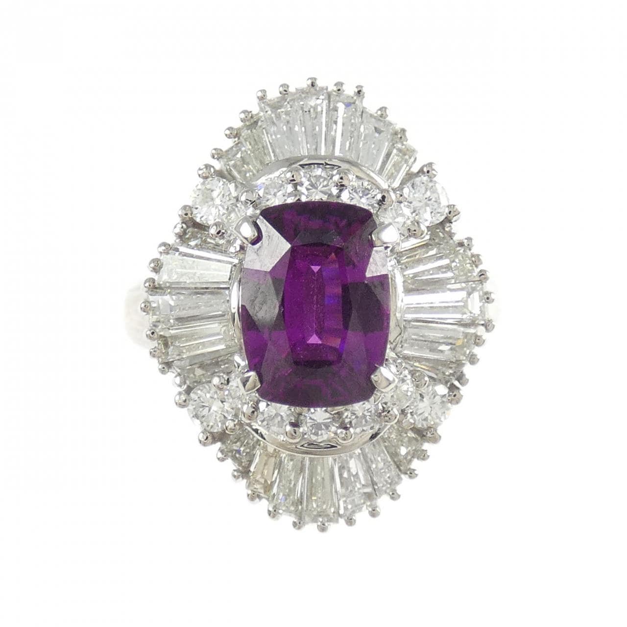 PT900 ガーネット リング 2.83CT