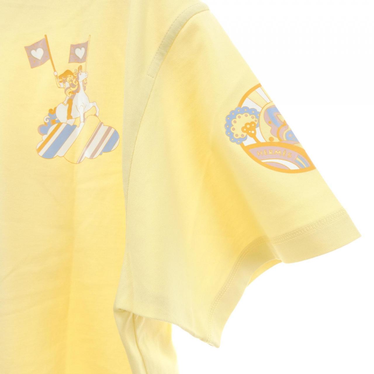 エルメス HERMES FAUBOURG RAINBOW 2E4602DU カルトゥッシュ Tシャツ