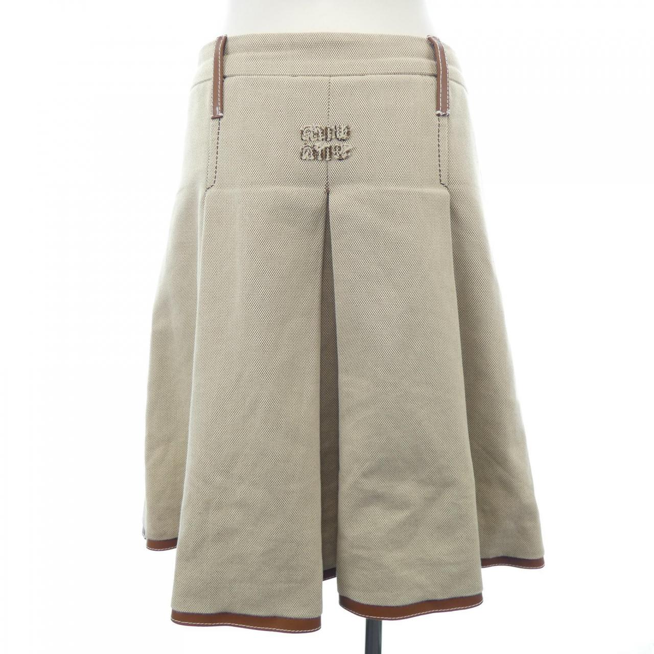 ミュウミュウ MIU MIU MIU MIU ロゴ MG2198 SOOO 14Z3 スカート