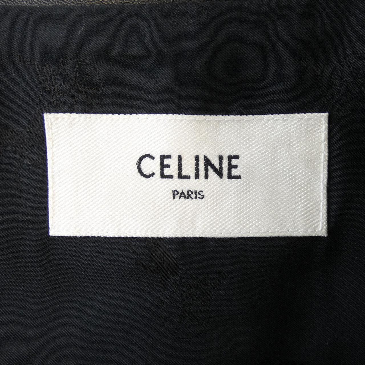 セリーヌ CELINE 2E9074787 レザーライダースジャケット