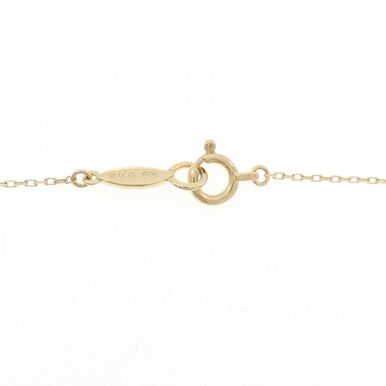 アーカー フィルージュ ハート ミディ ハーフ ネックレス 0.08CT