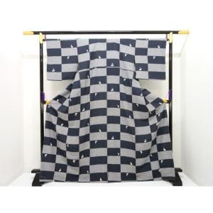 【未使用品】小紋　身幅２Ｌ寸