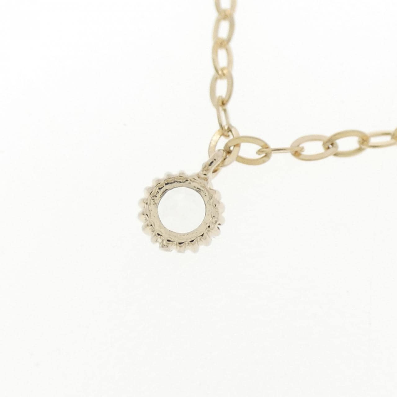 750YG ホワイトトパーズ ネックレス