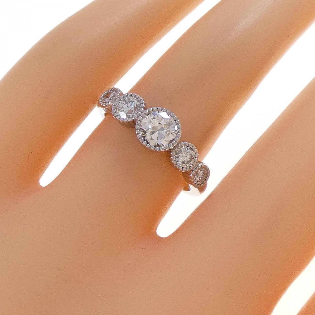 PT900 ダイヤモンド リング 0.487CT