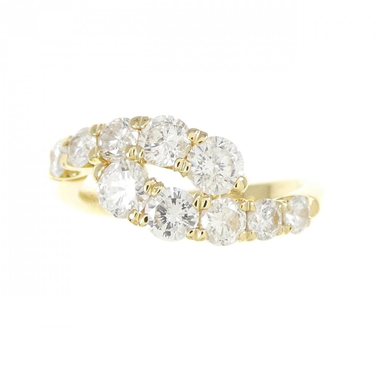 K18YG ダイヤモンド リング 1.02CT