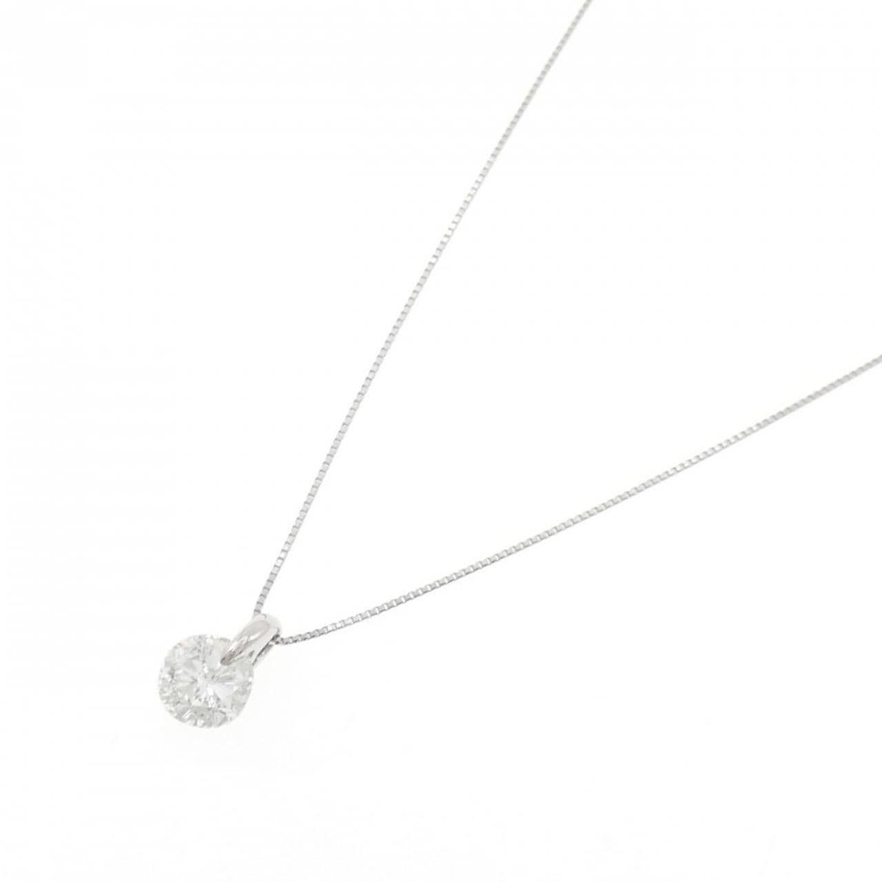 PT900/PT850 ソリティア ダイヤモンド ネックレス 1.95CT