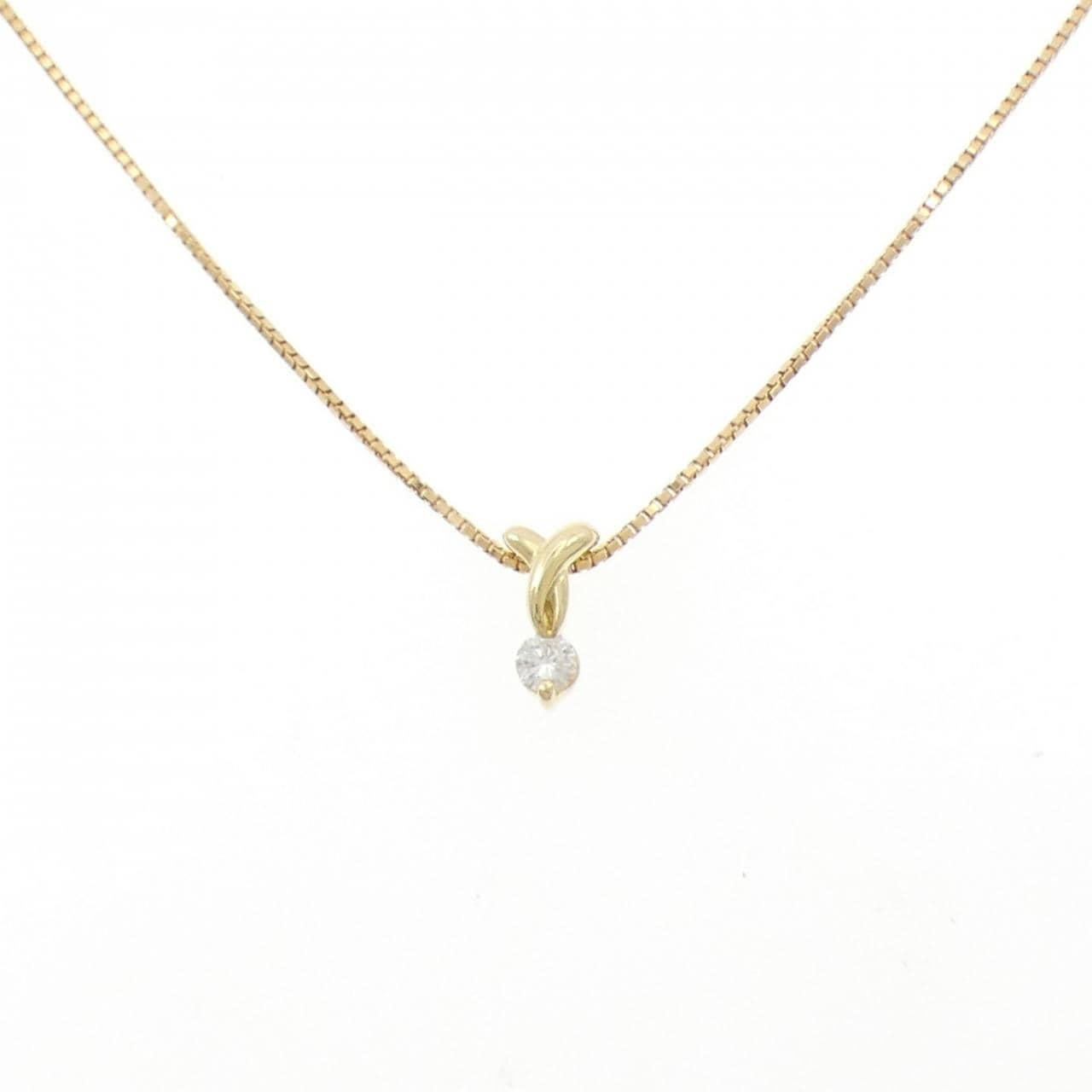 K18YG ダイヤモンド ネックレス 0.23CT