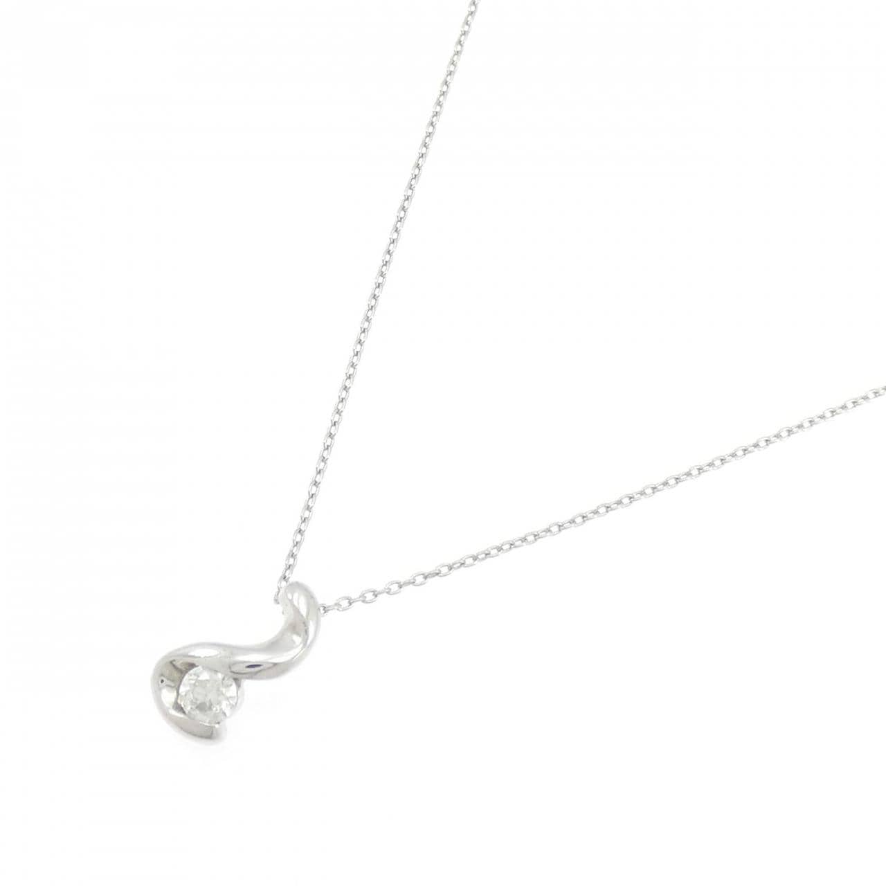 PT900/PT850 ダイヤモンド ネックレス 0.15CT