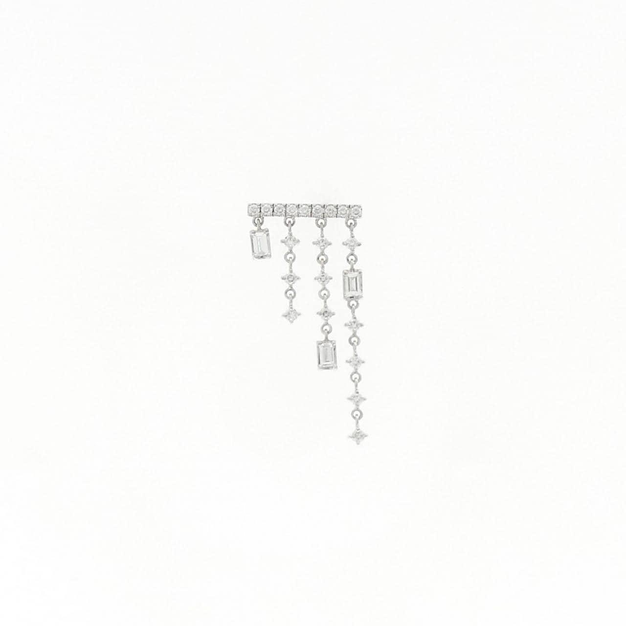 アーカー シャンデリアスウェイ ピアス 0.24CT 片耳