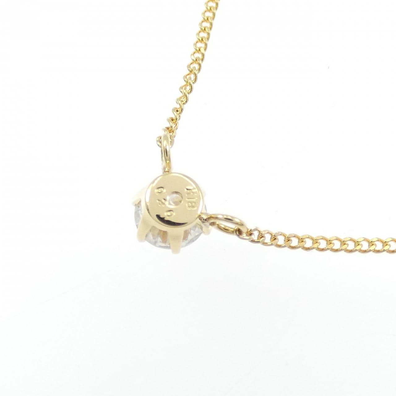 K18YG ダイヤモンド ネックレス 0.20CT