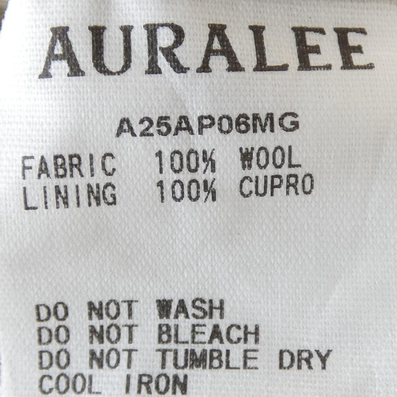 オーラリー AURALEE A25AP06MG パンツ