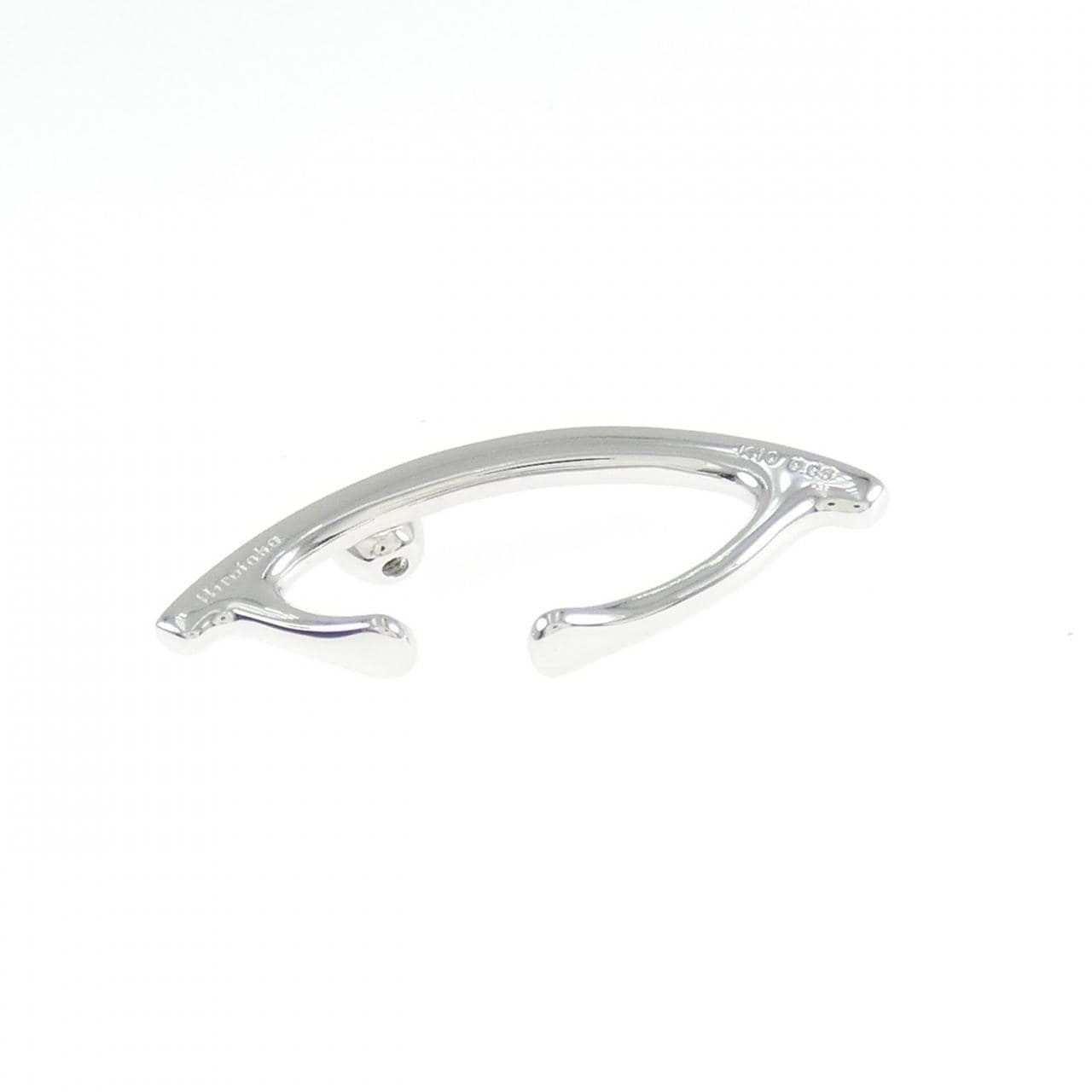 ヒロタカ ボウ イヤーカフ 0.06CT 片耳