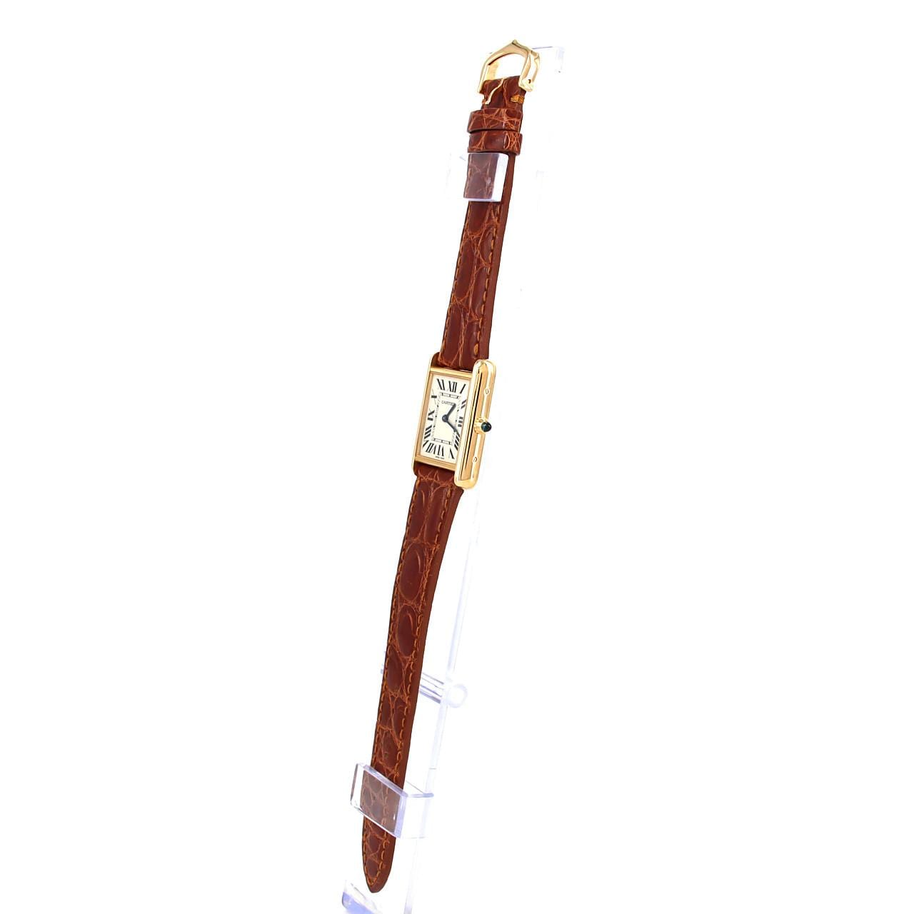 Cartier Tank Louis Cartier LM YG WGTA0067 YG Quartz