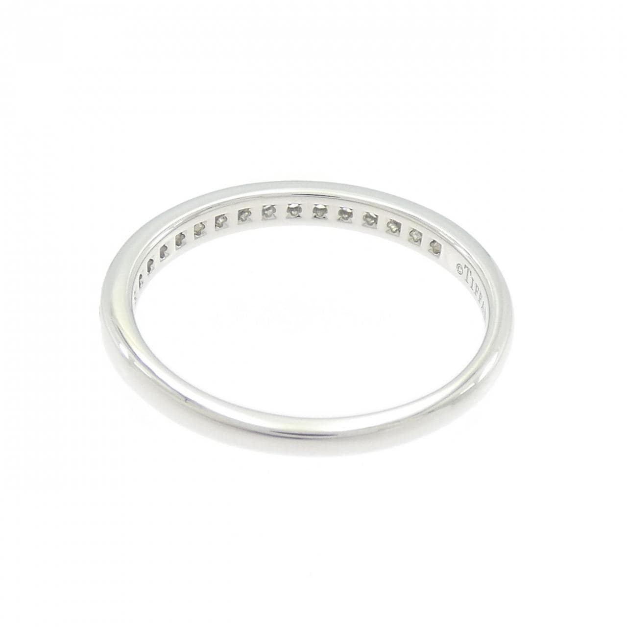 ティファニー ハーフサークル チャネルセッティング リング