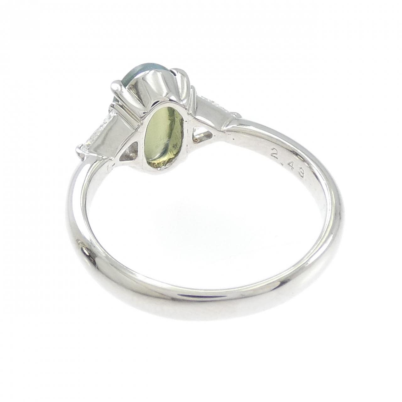 PT900 クリソベリルキャッツアイ リング 2.43CT
