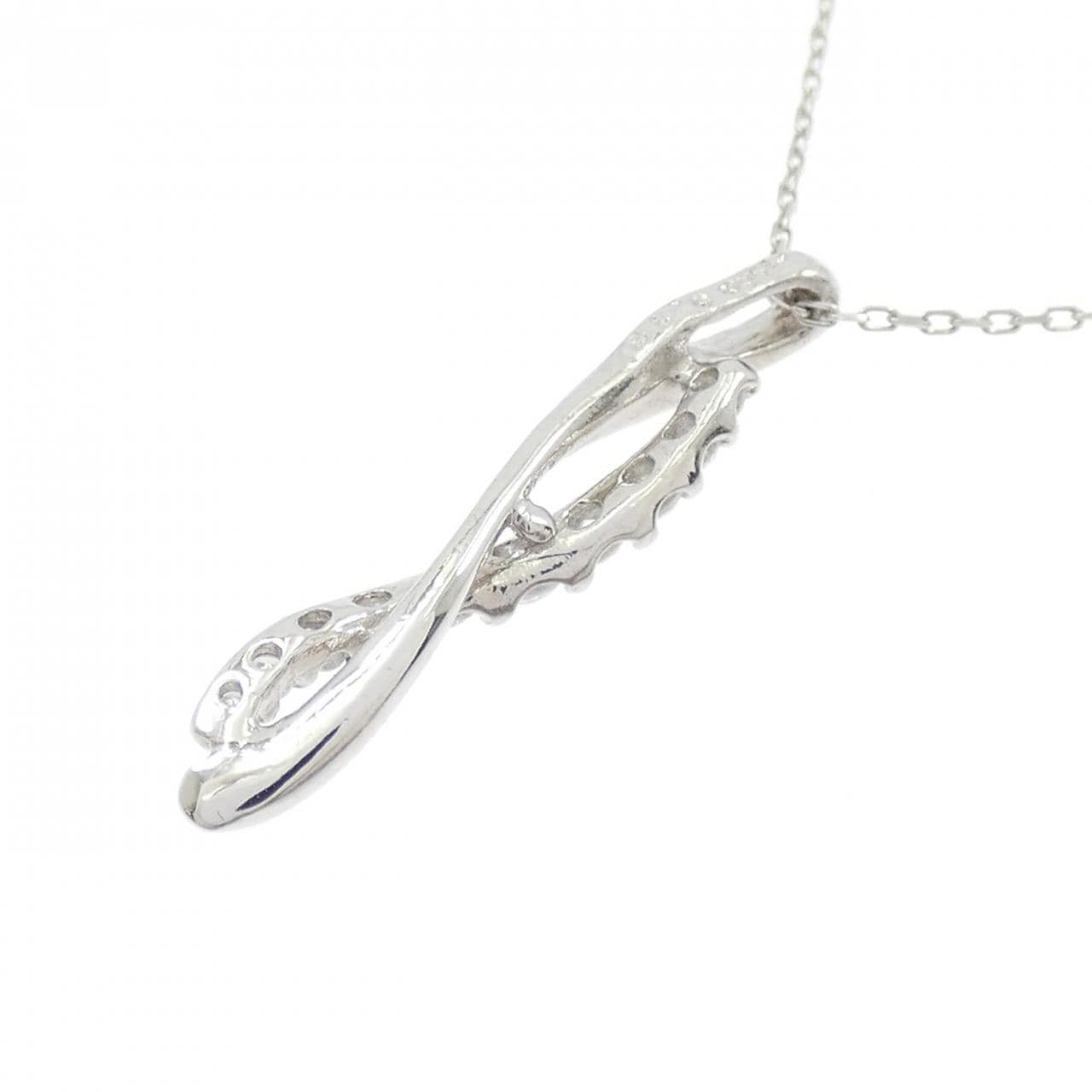 PT900/PT850 ダイヤモンド ネックレス 0.12CT