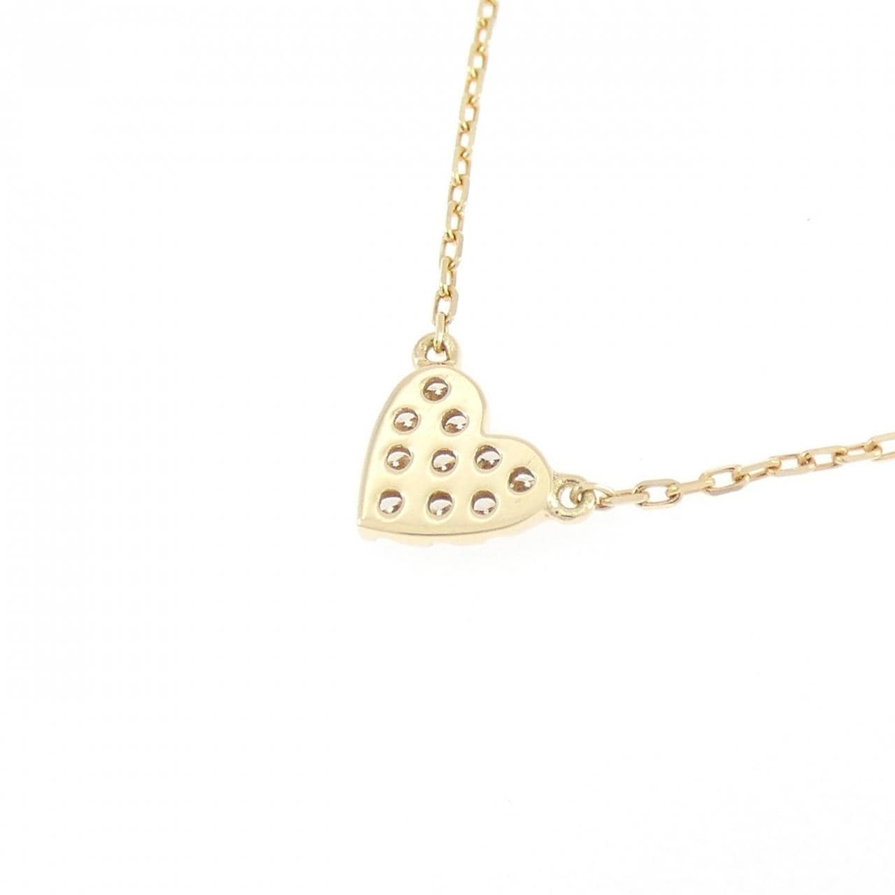 アーカー ハートパヴェ ネックレス 0.05CT