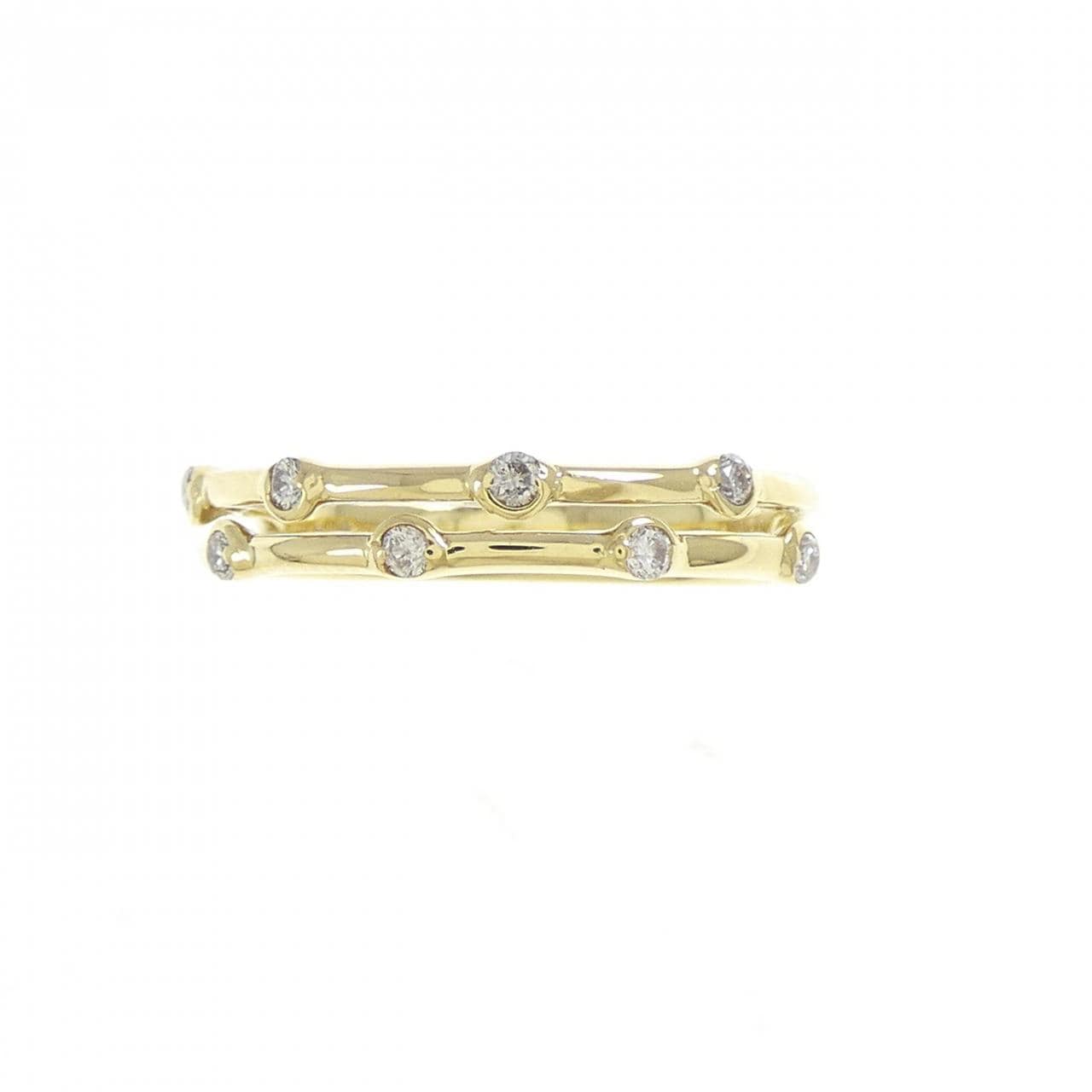 K18YG ダイヤモンド リング 0.10CT