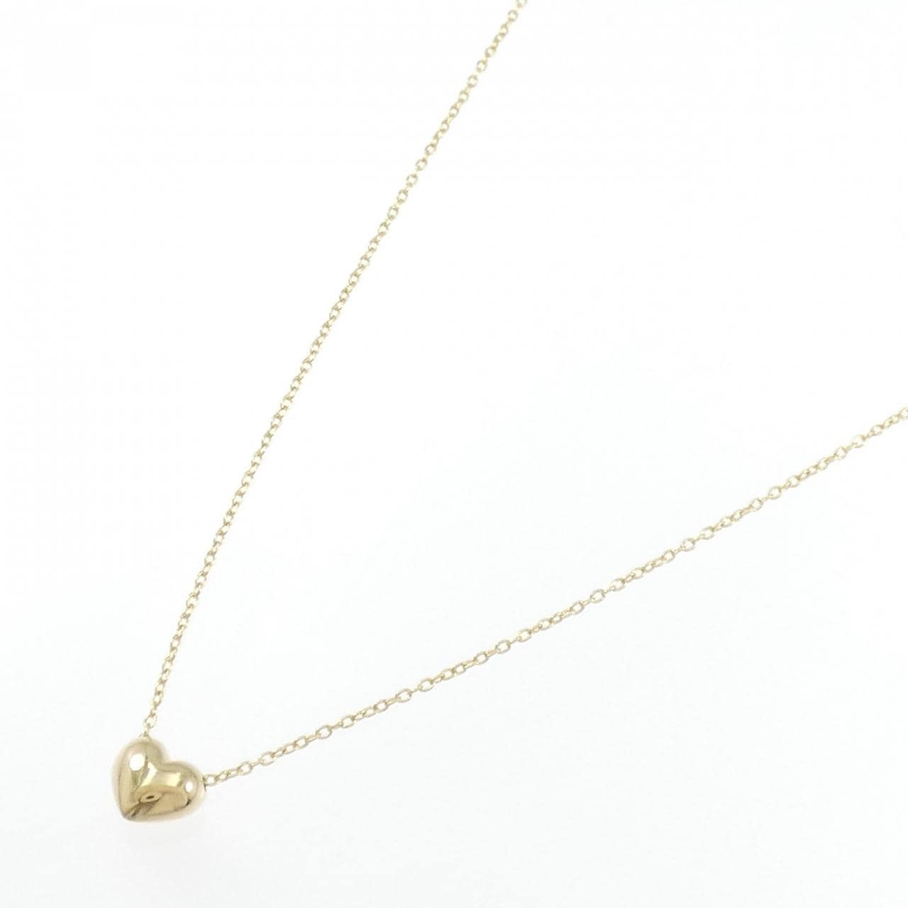 K18YG ハート ネックレス
