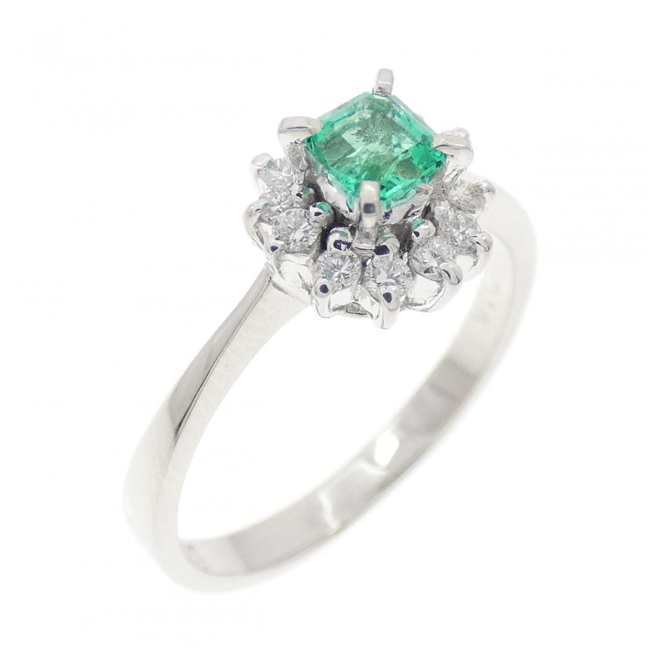 PT900 エメラルド リング 0.21CT