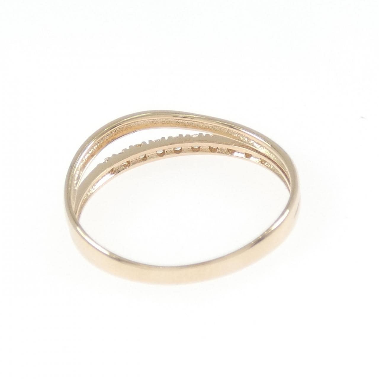 K18PG ダイヤモンド リング 0.10CT