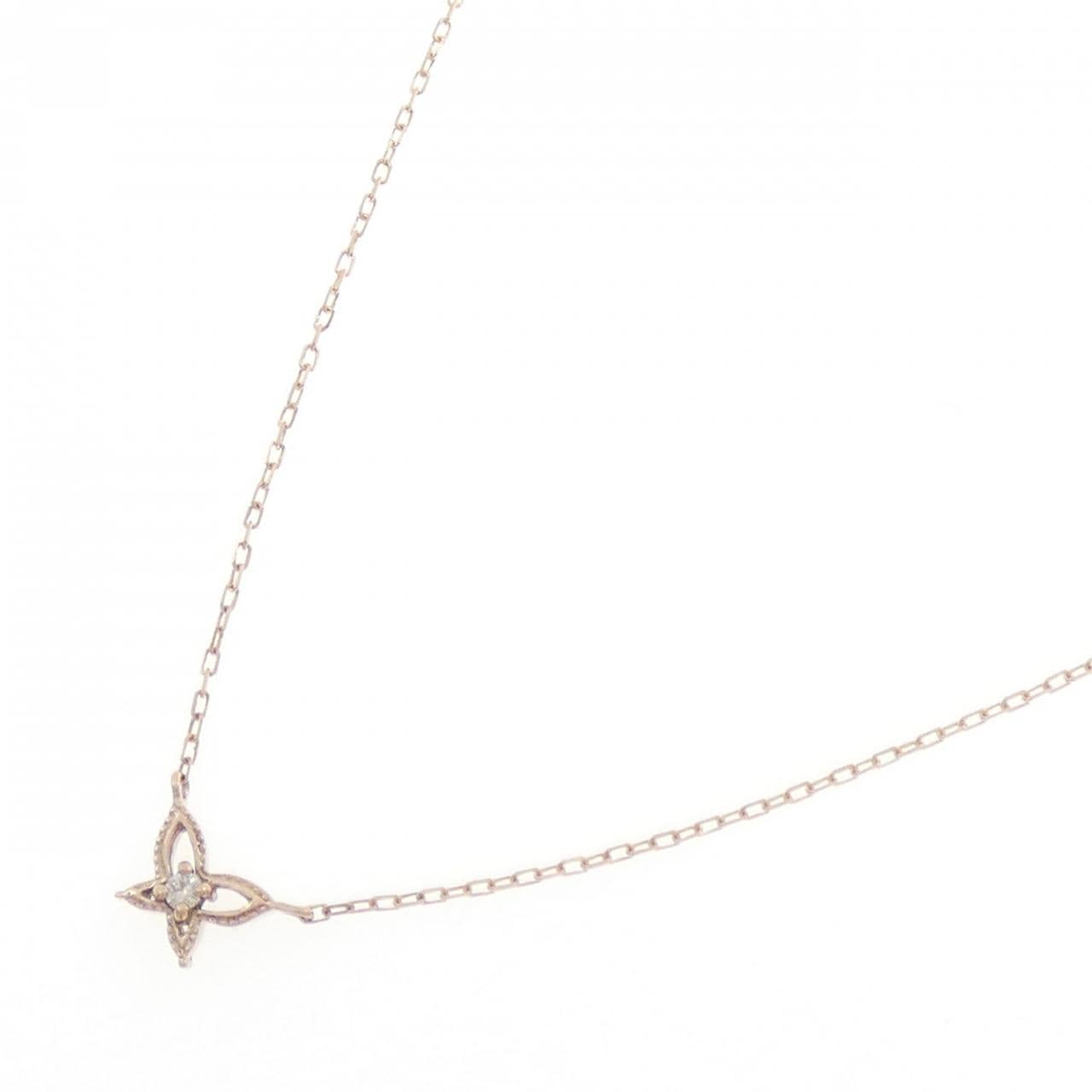 K10PG ダイヤモンド ネックレス 0.02CT