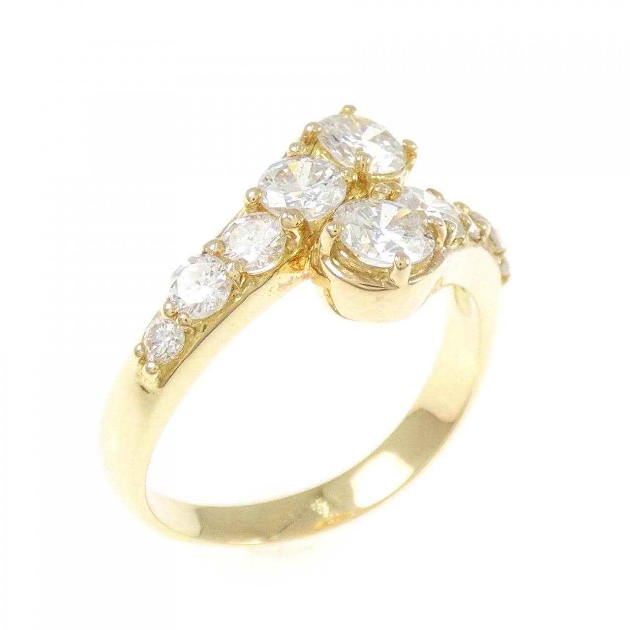 K18YG ダイヤモンド リング 1.03CT