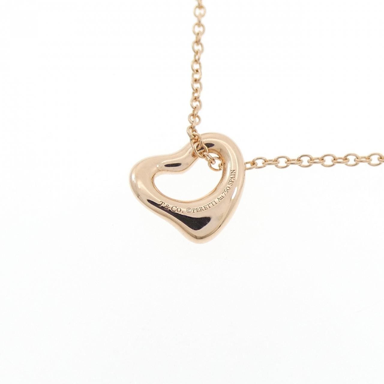 ティファニー オープンハート ネックレス