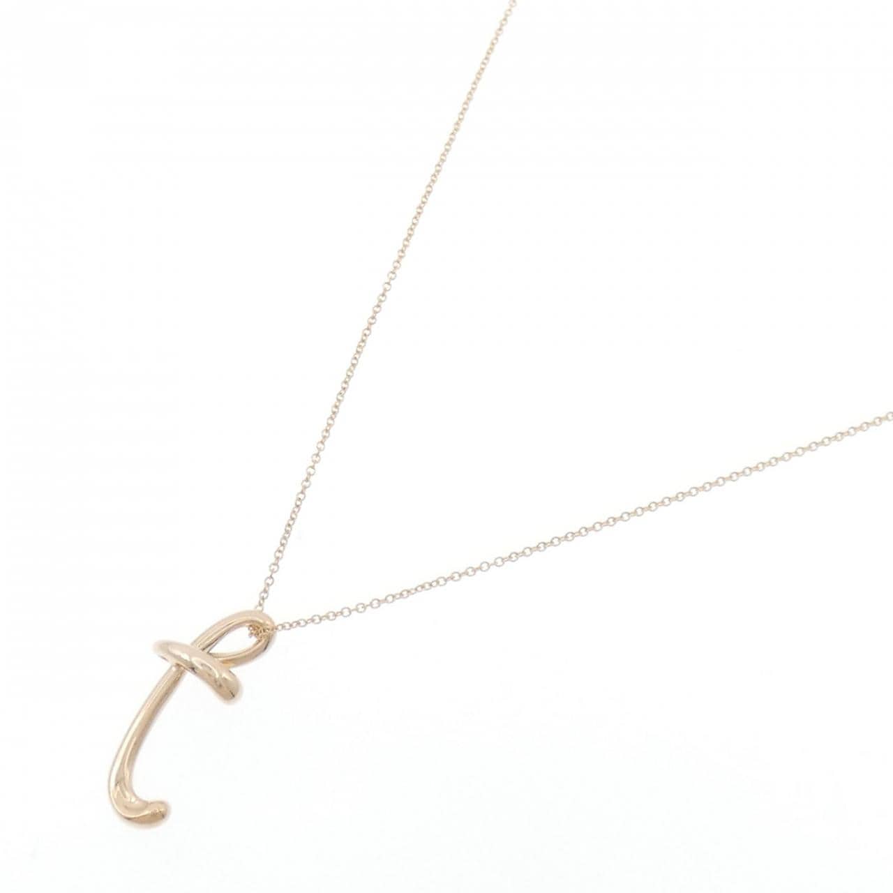 ティファニー レター ネックレス