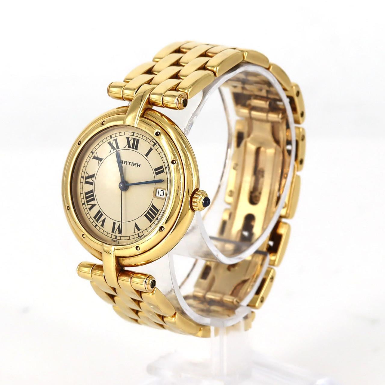 【ノーメンテナンス還元価格】カルティエ パンテールヴァンドームLM YG 83784647 YG クォーツ