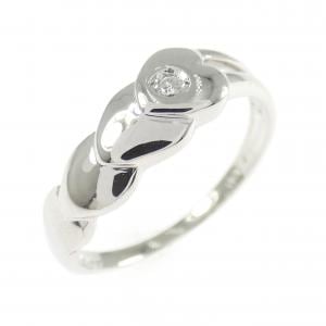 PT900 ハート ダイヤモンド リング 0.014CT