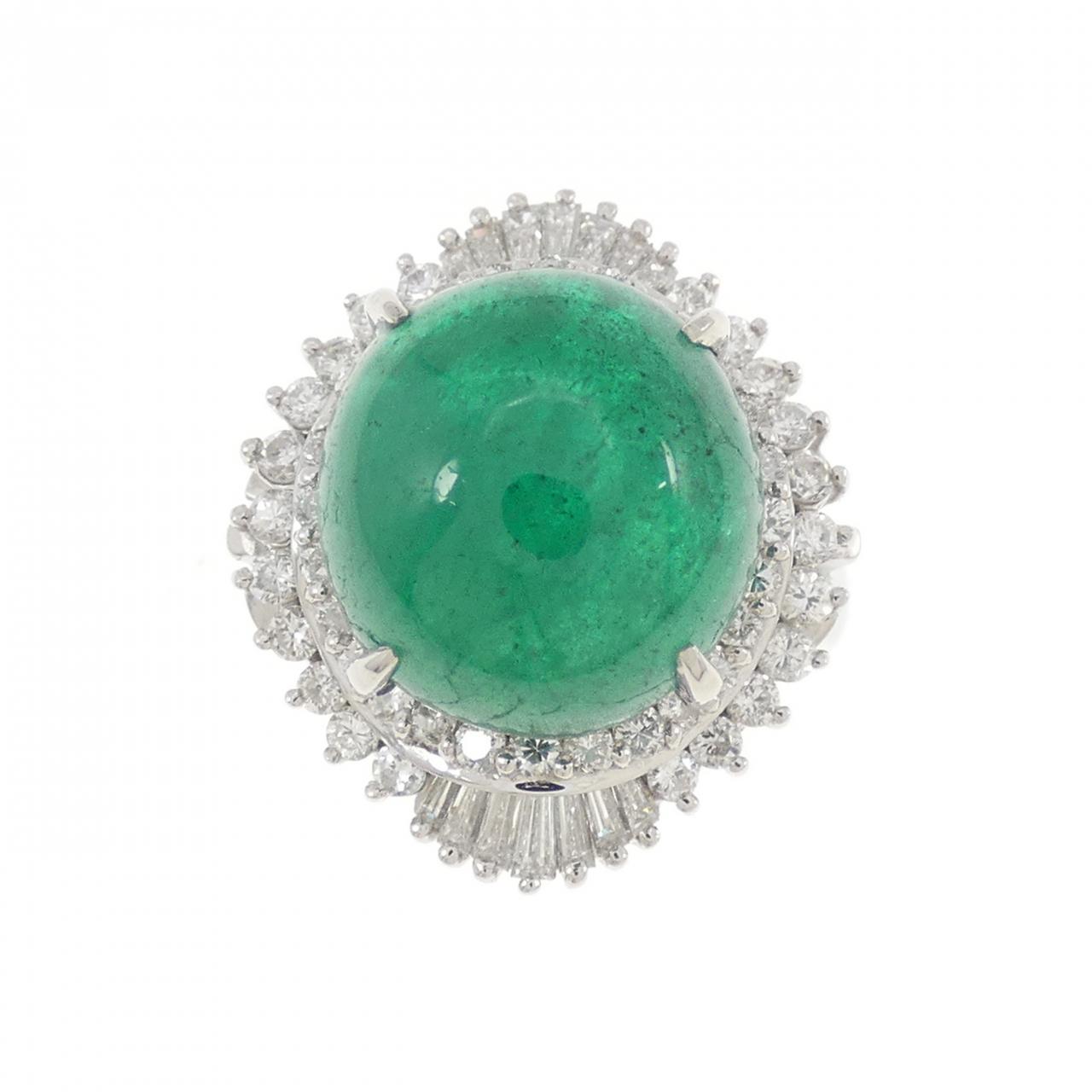 PT900 エメラルド リング 5.94CT