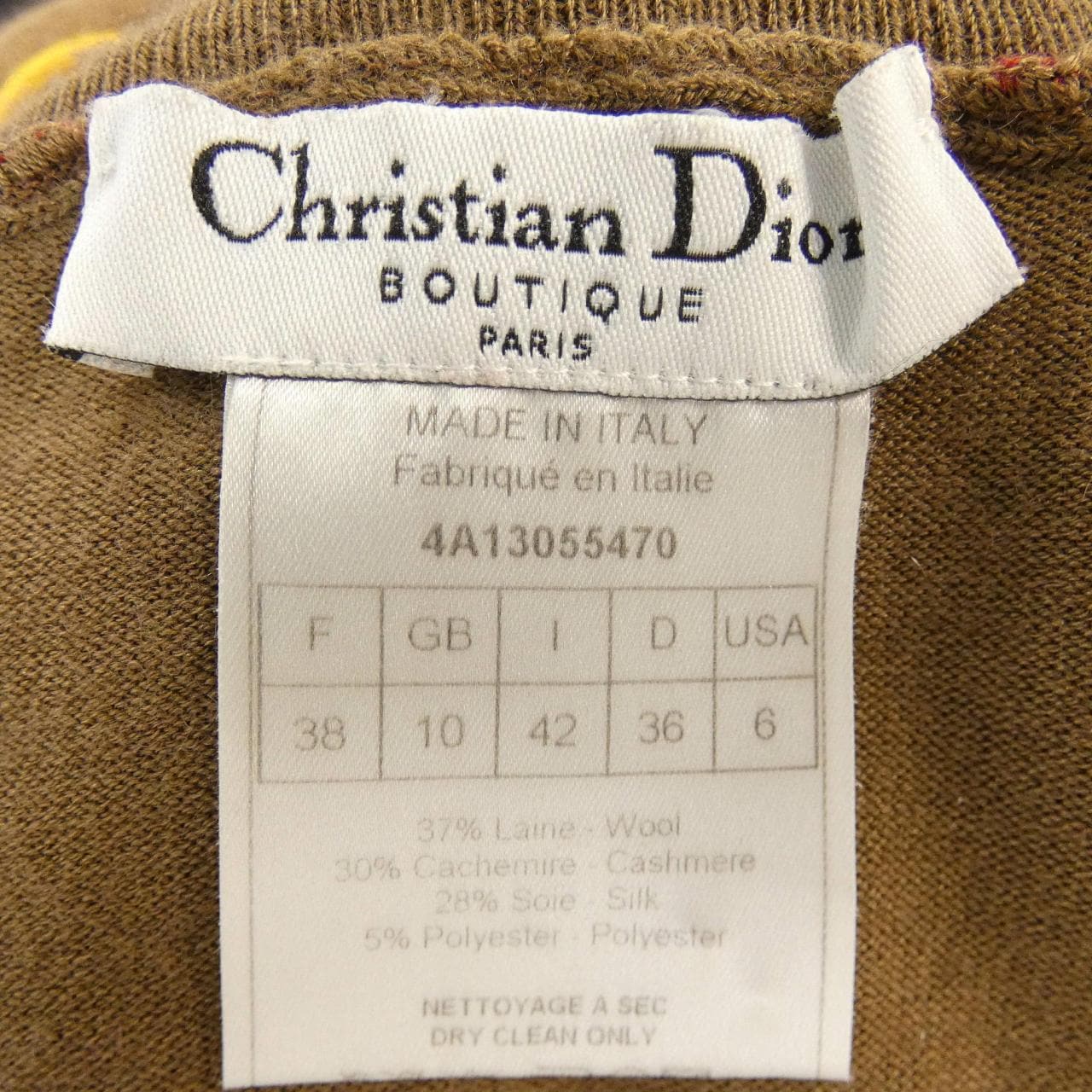 【ヴィンテージ】クリスチャンディオール CHRISTIAN DIOR 4A13055470 ニット