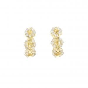 K18YG ダイヤモンド ピアス 0.24CT