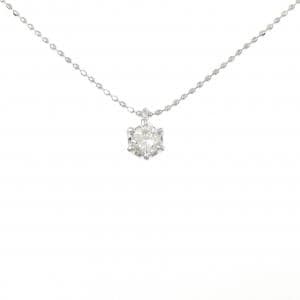 PT/PT850 ソリティア ダイヤモンド ネックレス 0.18CT