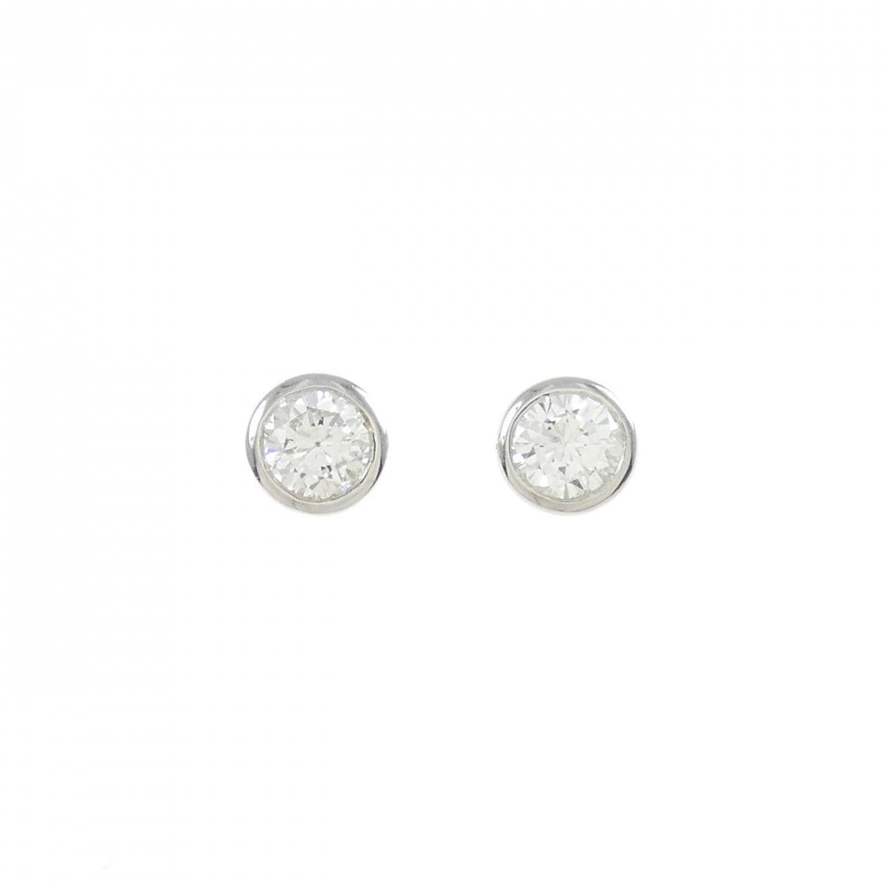 【リメイク】PT/ST ダイヤモンド ピアス 0.201CT 0.204CT G SI2 Good
