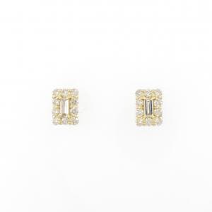 【新品】K18YG ダイヤモンド ピアス 0.40CT