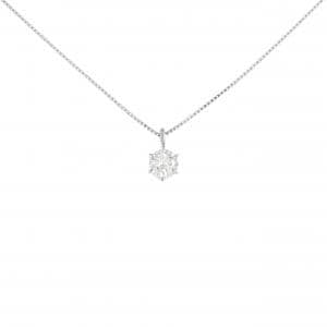 PT/PT850 ダイヤモンド ネックレス 0.531CT F VS2 VG