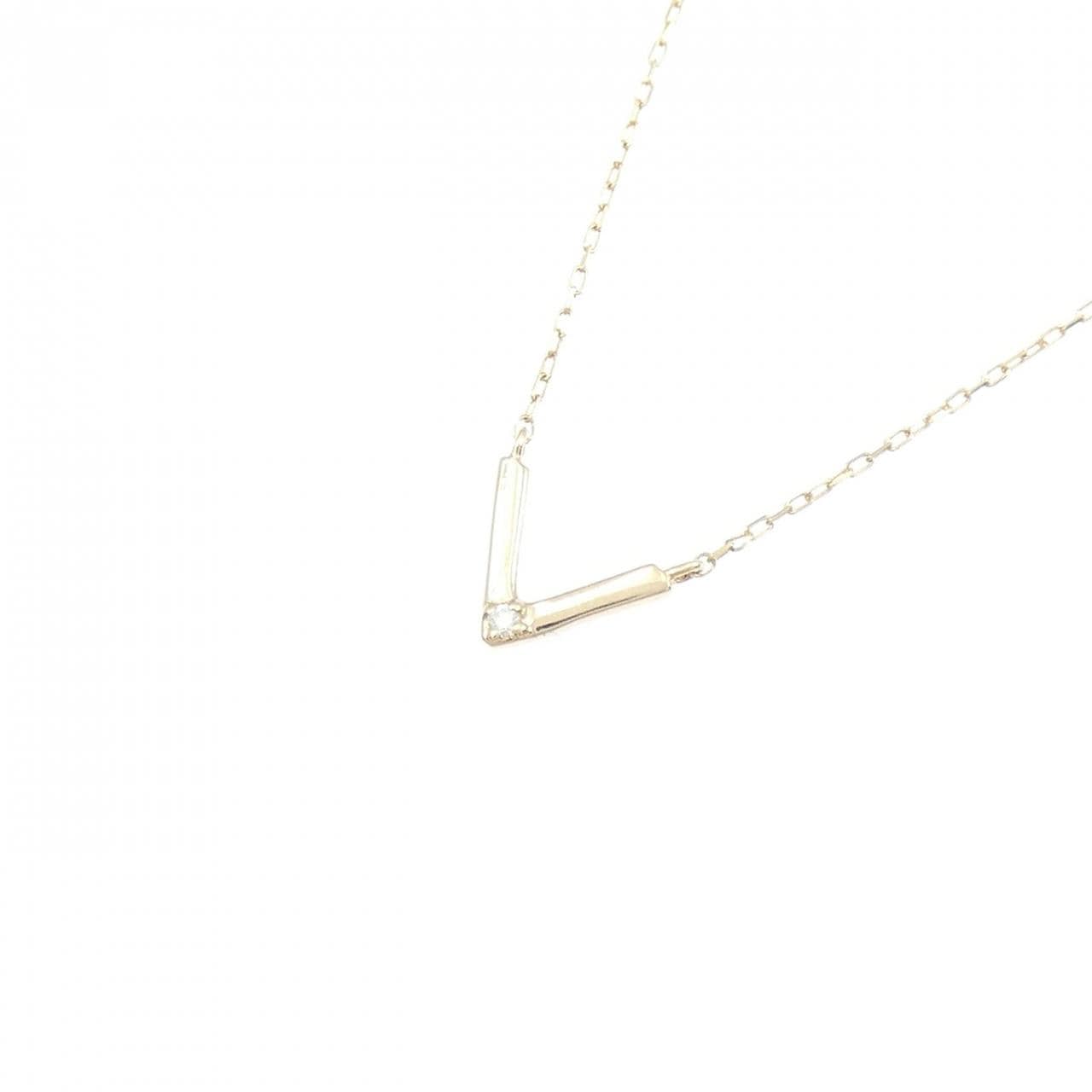 K10YG ダイヤモンド ネックレス 0.005CT