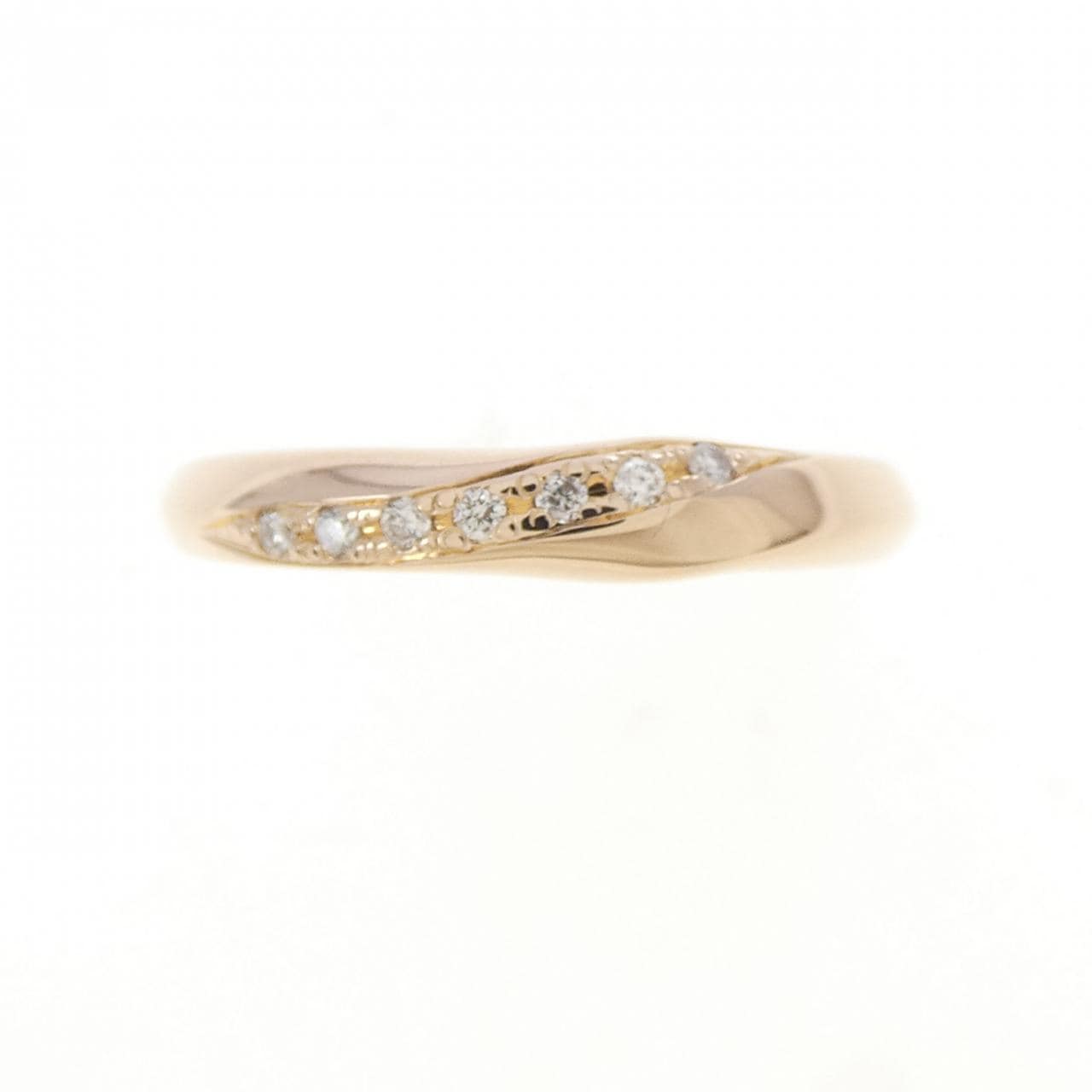 K18PG ダイヤモンド リング 0.03CT