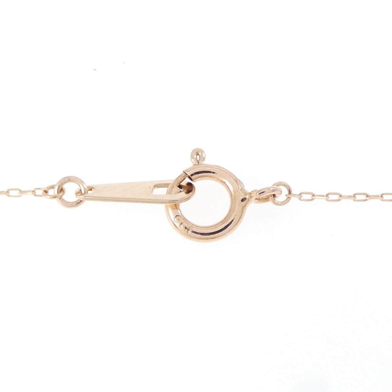コメ兵｜K10PG イニシャルH ダイヤモンド ネックレス 0.01CT