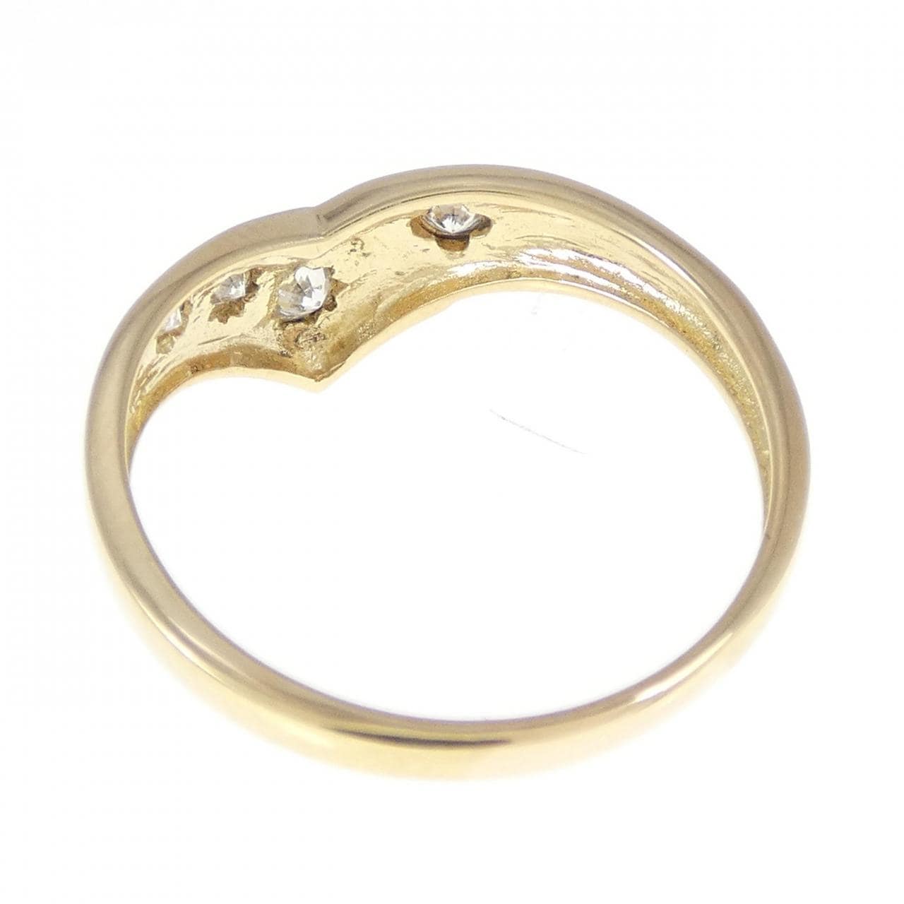 K18YG ダイヤモンド リング 0.17CT