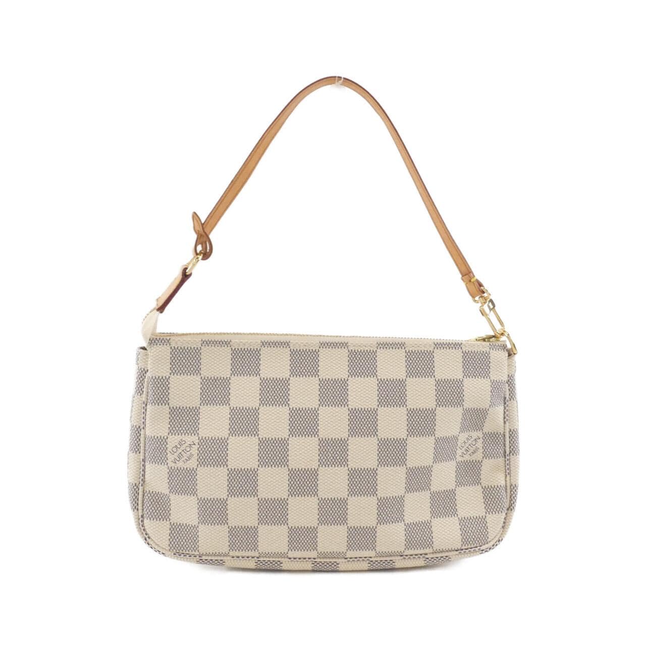 ルイヴィトン ダミエ アズール ポシェット アクセソワール N51986 アクセサリーポーチ