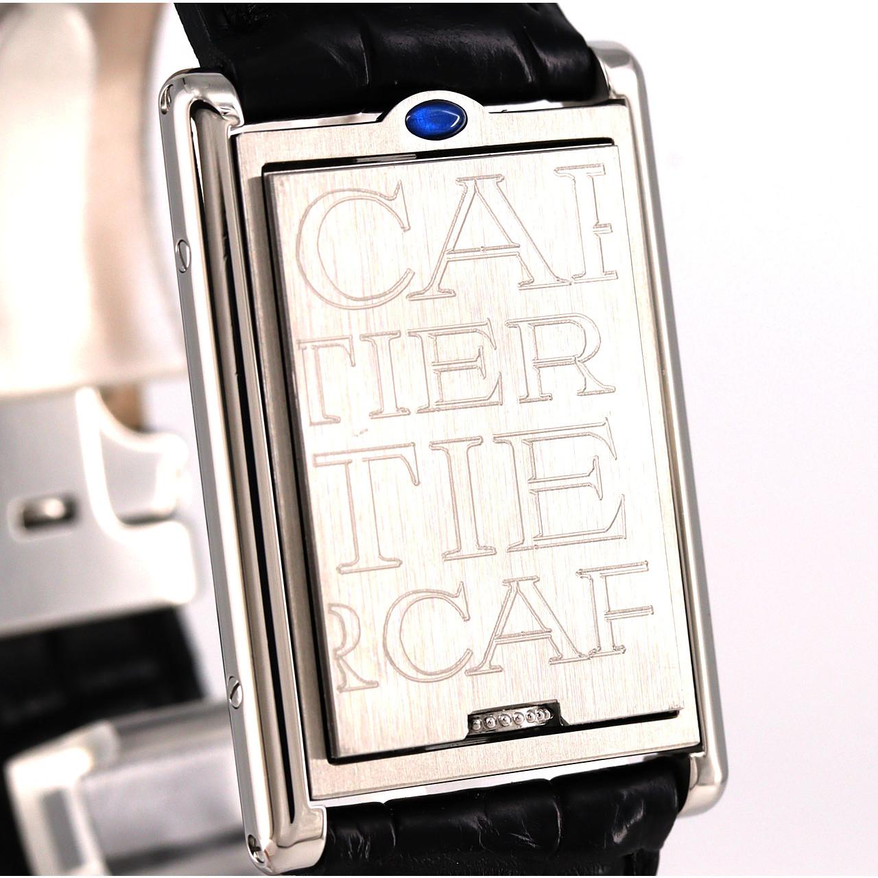 カルティエ タンクバスキュラント LM W1016055 SS クォーツ