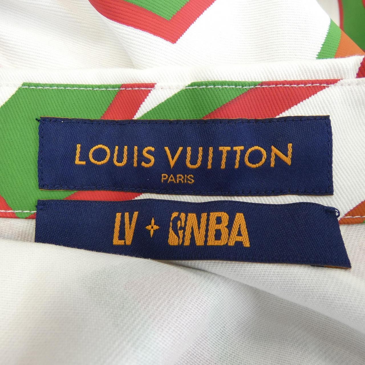 ルイヴィトン LOUIS VUITTON NBAバスケットボールレターオーバーシャツ HLS01WES9 S/Sシャツ