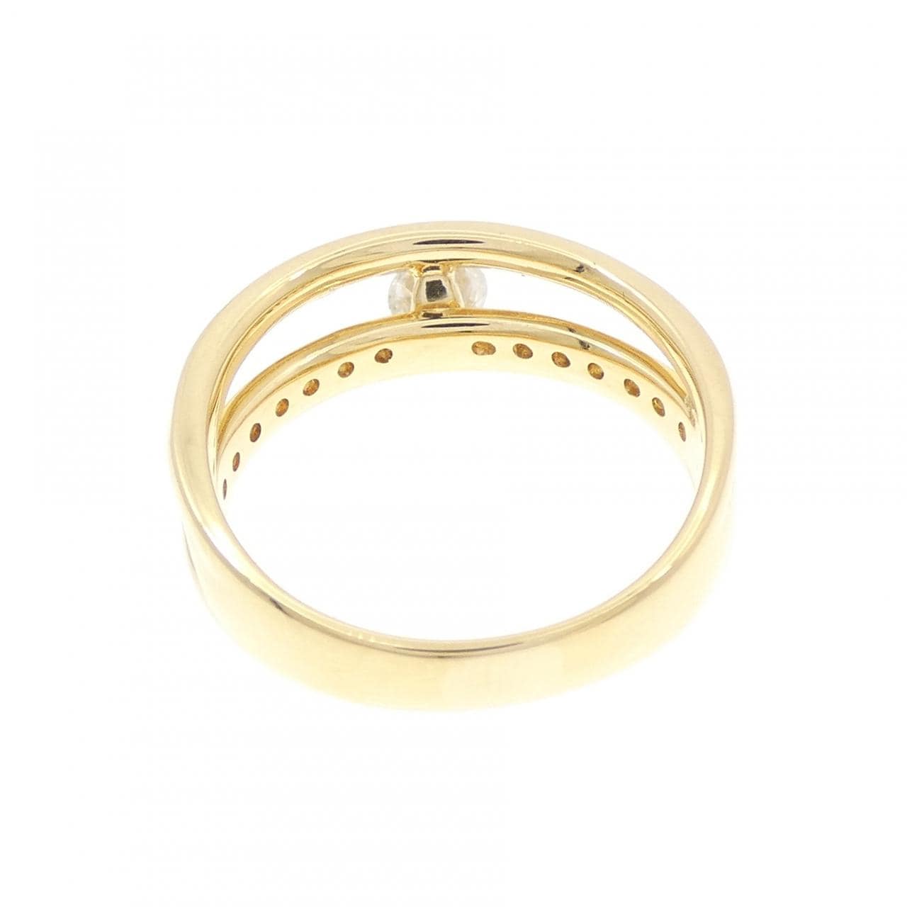 K18YG ダイヤモンド リング 0.24CT