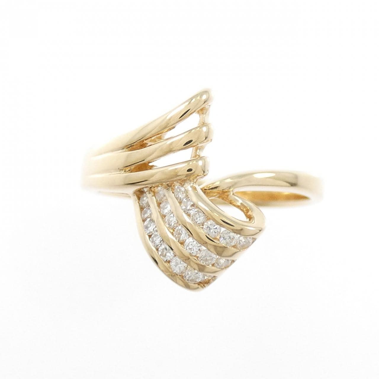 K18PG ダイヤモンド リング 0.25CT