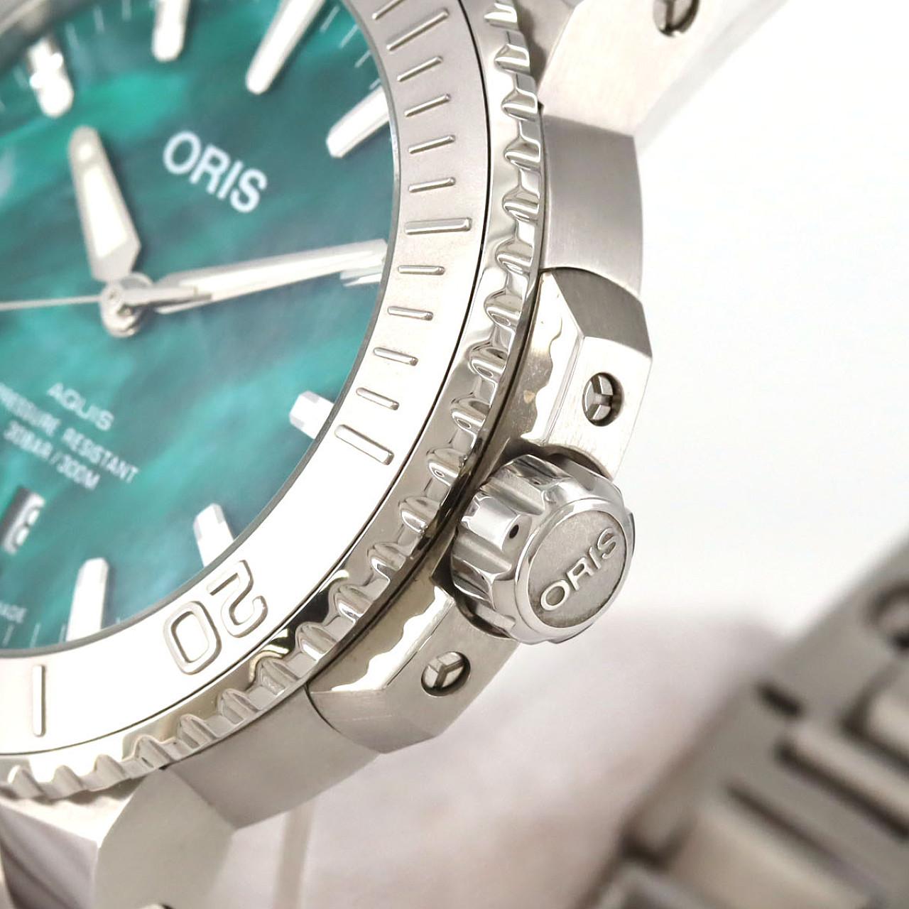 オリス アクイス オリスxブレスネット 01 733 7730 4137-07 SS 自動巻